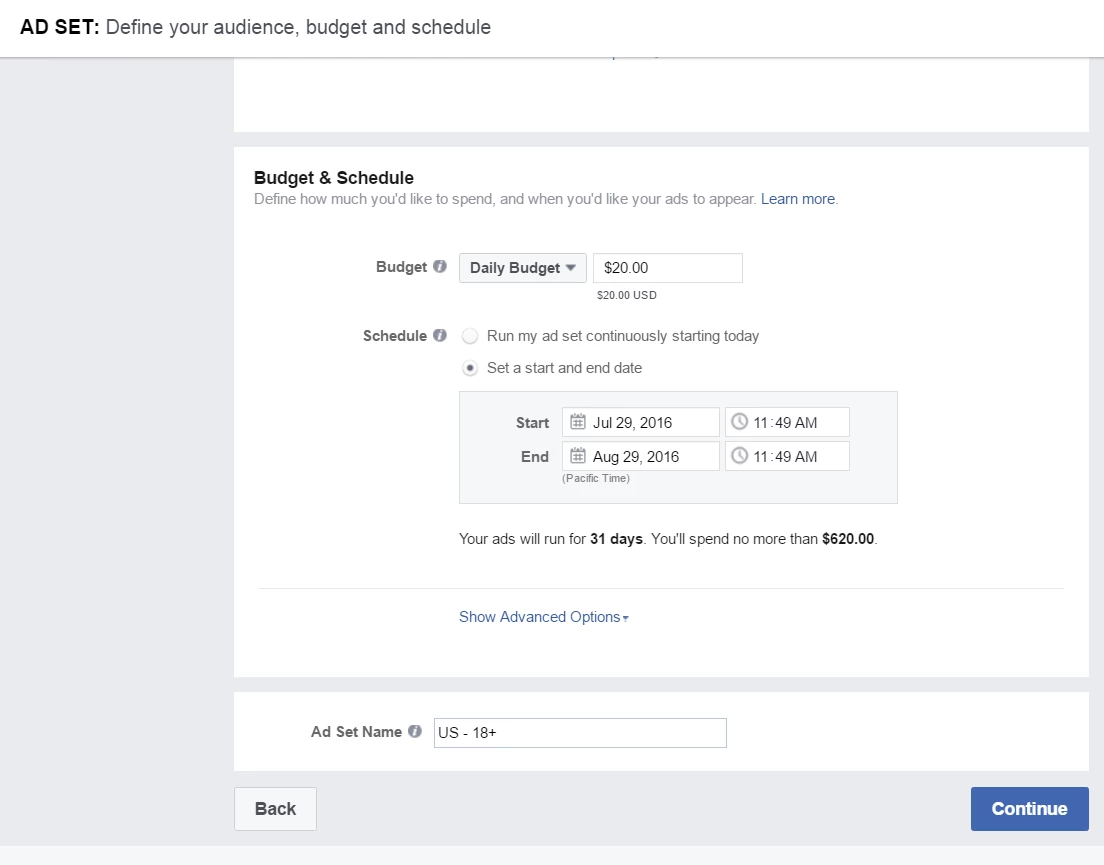 Step 5-Assign a Budget