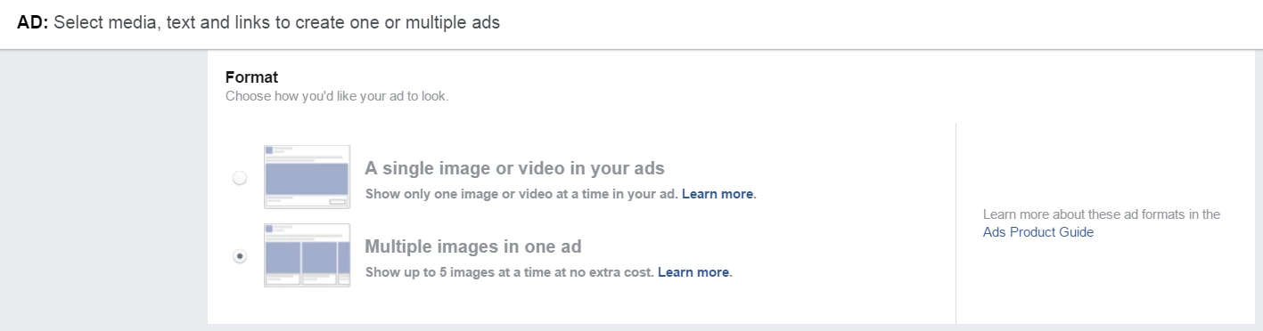 Step 6-Select Type of Ad